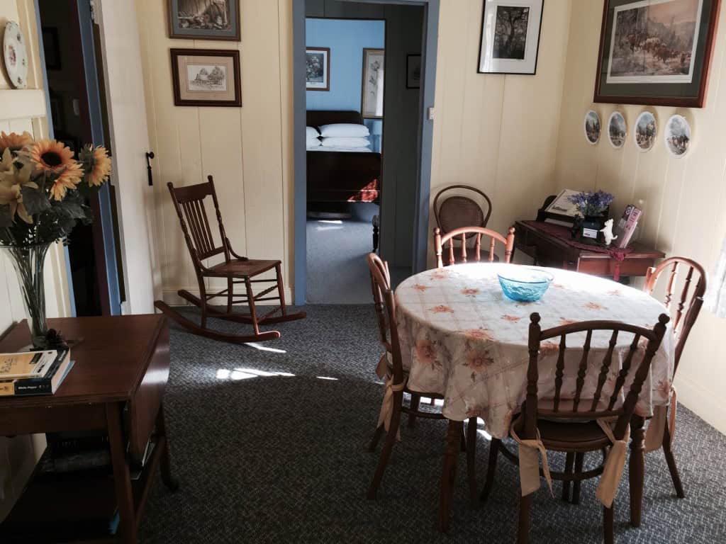 Sunny breakfast room